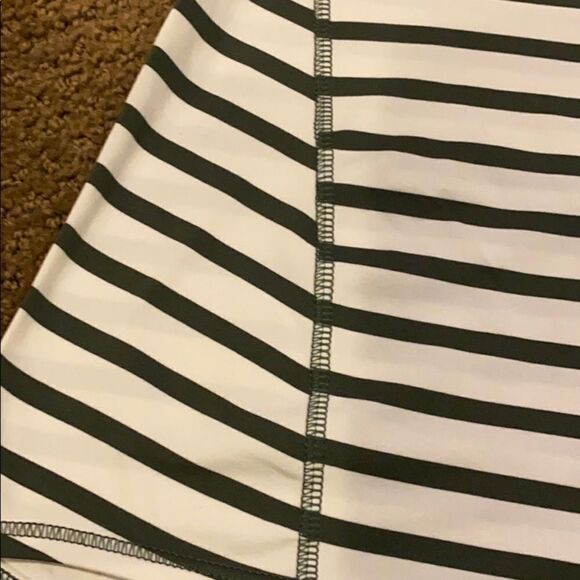 Athleta White & Grey Racerback Tank Top - Picture 3 of 7